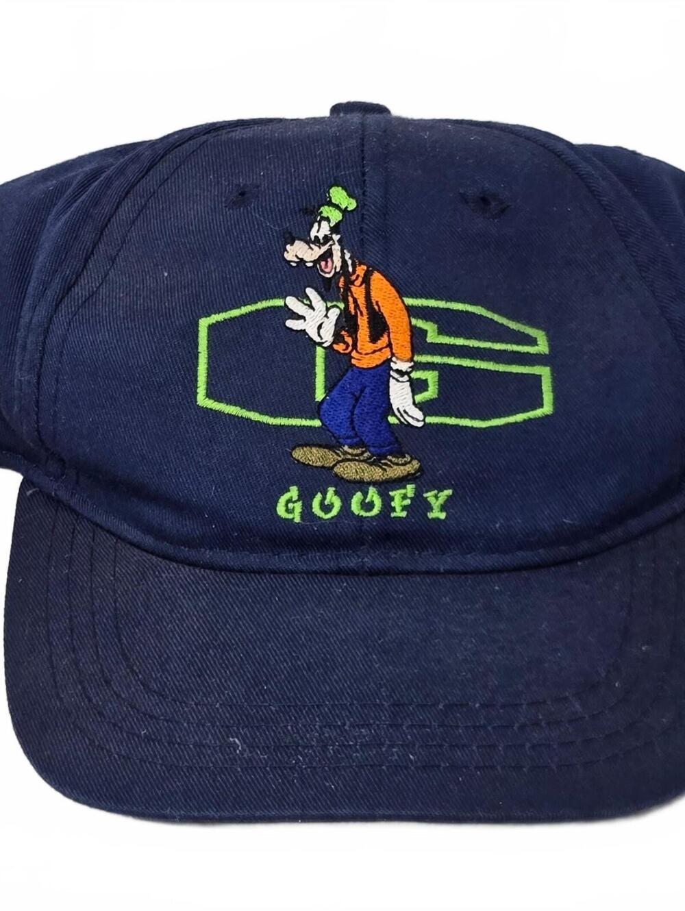 VTG Goofy Hat Co Disney Kids Youth Snapback Cap Blue Embroidered Drew Pearson